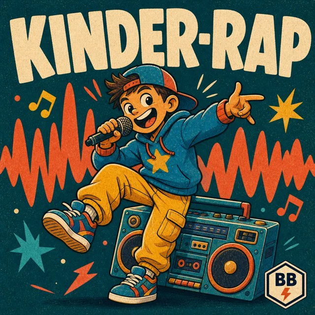 Cover der Playlist Kinder-Rap Deutsch - Coole Beats für Kids