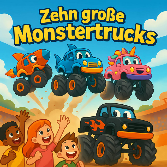 Cover von Zehn große Monstertrucks