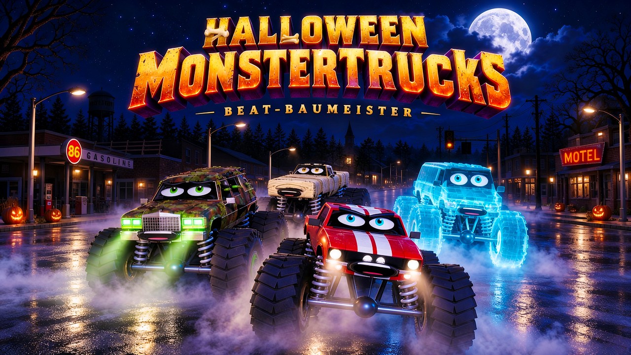 Monstertrucks im Beat-Baumeister-Musikvideo